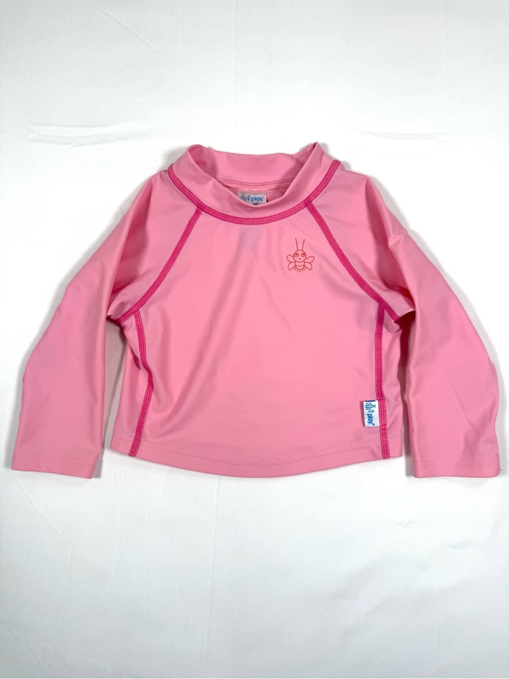 I PLAY Girl Long Sleeve Rash Guard 12m UPF 50 Bee Swim Sun Shirt Kidcore Cottage